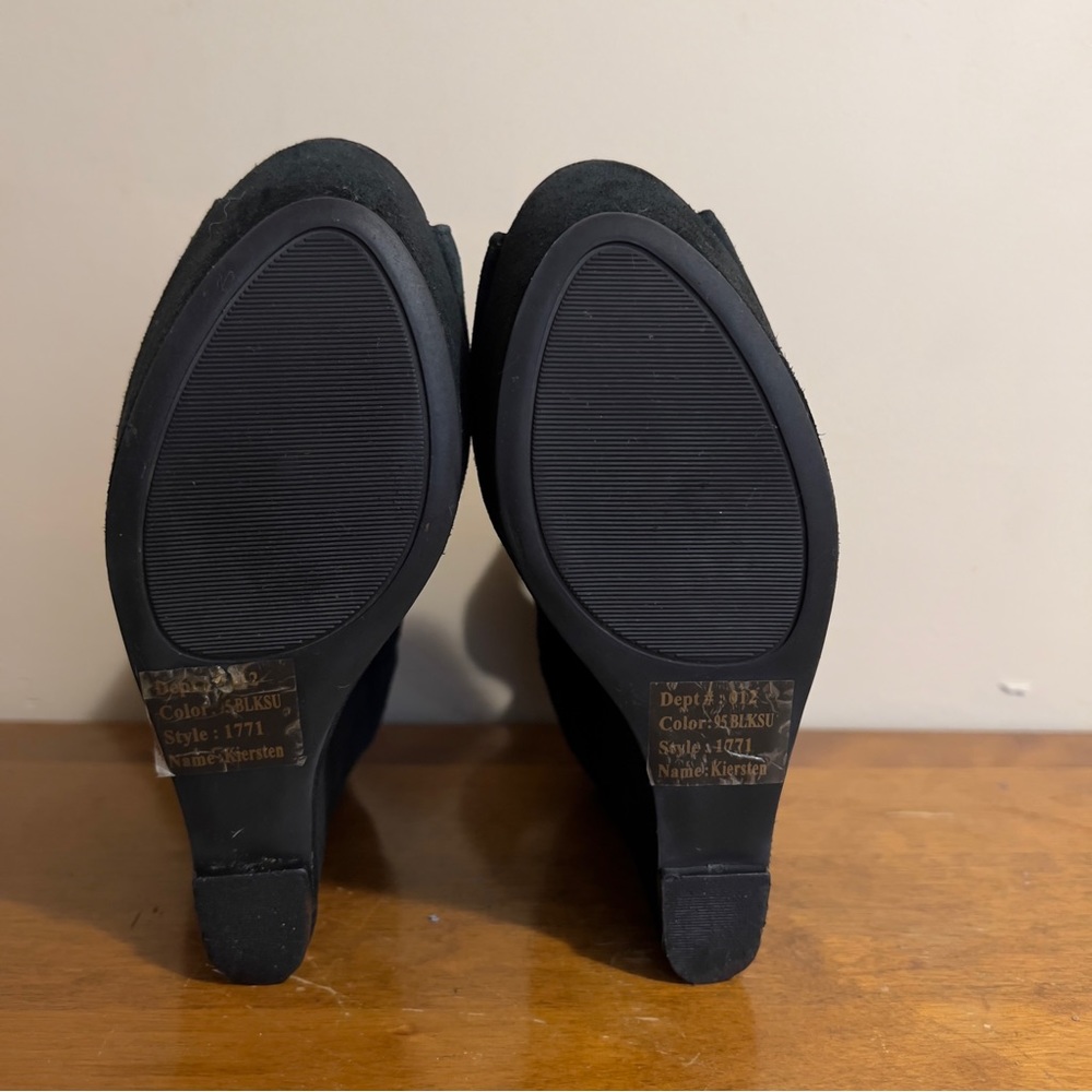 Bakers black wedges sandals - Picture 3 of 9